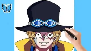 How to draw Sabo from One piece Step by Step