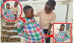 Akete Mpaninsem Pregnant 🤰(How pregnant woman behave towards their husbands) ❤️ ft Clear Boy