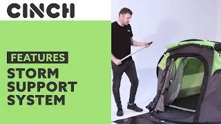 Storm Protection on the Cinch Pop-up Tent II | Features