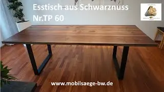 Esstisch amerikanischer Nussbaum YT
