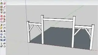 Drawing a Timber Frame in SketchUp (Part 3)