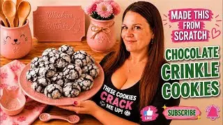 Шоколадное печенье с трещинками 🍫🍪 | Мягкая серединка, хрустящая корочка!