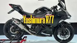Kawasaki Ninja400 2018 Exhaust sound Yoshimura R77 slip on