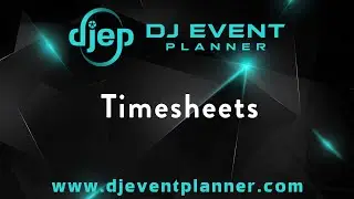 DJ Event Planner - Timesheets