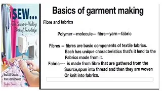 basics of garmentmaking #fashionstudies#class12#ch4part1#fibrestudy#catagoryoffibres#like#gbu
