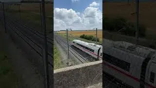 DB ICE 3 Neo Siemens Highspeed Train in France #highspeedtrain #train #travel #fyp #db #ice #france