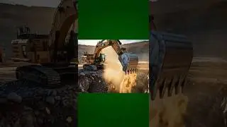 Amazing Gold Mining Excavator Working in Open Pit Mine #goldmining #excavator #caterpillar #shorts