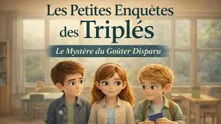 Le Myst&egrave;re du Go&ucirc;ter Disparu 🕵️&zwj;♀️ | Histoire pour Enfants &ndash; Les Petites Enqu&ecirc;tes des Tripl&eacute;s