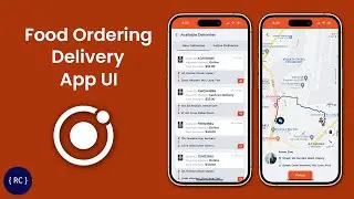 Food Ordering App UI in Ionic | Delivery Boy App