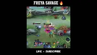 Freya savage 🔥#shorts #mlbb #mobilelegends