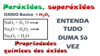 PER&Oacute;XIDOS, SUPER&Oacute;XIDOS E &Oacute;XIDOS NORMAIS COMO PODEMOS DESTINGUI LOS