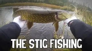 Pike Fishing in Small Swedish Stream | The Stig Fishing