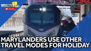 Travelers using alternate modes of transportation for Thanksgiving