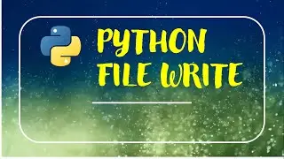 Python File Write | File Handling | class12 | how to create a file in python | file handling Python