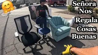 LO QUE TIRAN EN USA 🤗SEÑORA NOS REGALA MUCHAS COSAS😱 