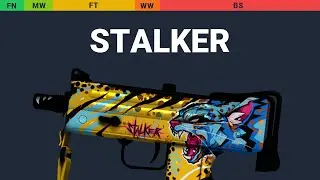 MAC-10 Stalker - Skin Float And Wear Preview