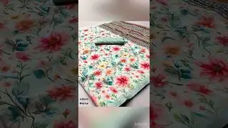 Soft Linen Floral Printed Saree with Silver Zari border #lenin #budgetfriendly #cottonsarees #shorts