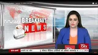 English News Bulletin &ndash; January 10, 2020 (9:30 am)