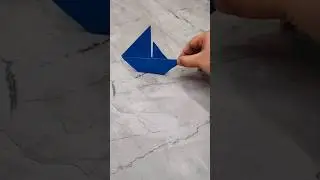 Boat ⛵ by paper folding #diy #origami #artist #shorts #viral #trending