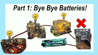 Wiring miniature houses onto one powerboard | Why it failed!