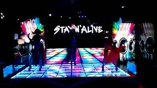 Waterproof 50cmx50cm light up led 3D mirror tempered glass dance floor