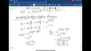 6-6 Euler's Formula, DeMoivre's Theorem, Complex Roots