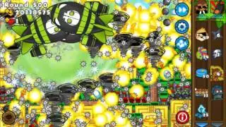 bloon tower defense 5 round 500 impoppable mode World Record