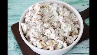 Kartoffelsalat Med Radiser, Agurk Og Dilddressing - Nem Kartoffelsalat - One Kitchen DK