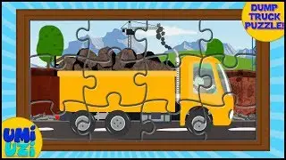 Umi Uzi | Dump Truck |  Puzzle Game | Videos For Kids