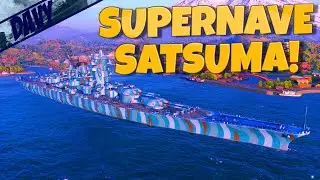 ⚓WORLD OF WARSHIPS GAMEPLAY IN ITALIANO⚓ ⭐SUPERNAVE SATSUMA⭐🔥CANNONI DA 510mm🔥