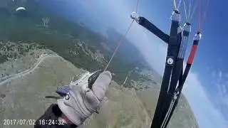 Paragliding in Macedonia 2017. Glider Sky Country Discovery-5 Prototype.