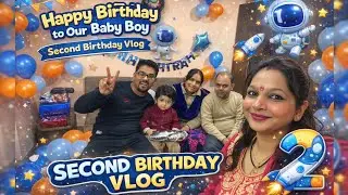 Second birthday of our Baby Boy Vasu 🌹 | Celebration at Home | Theme Decoration 🎊