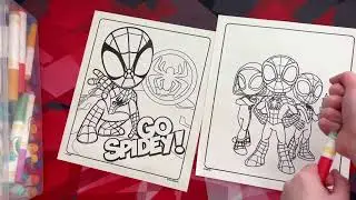 Spidey and his Amazing Friends Mess Free Coloring Pages!