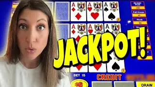 I KNEW IT! 😮 THIS video poker Jackpot left me smiling!
