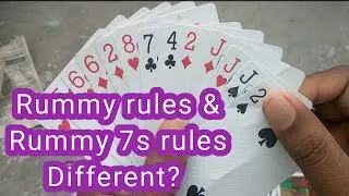 How to rummy rules & Rummy 7s rules Different? Rummy play Tamil Youtube vino