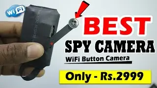 Wireless Hidden Camera | Button Camera With Wifi | Best Wireless spy camera
