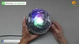 Led DJ Disco Stage Crystal Magic Ball RGB Lights with Laser Projector Effect Lamp Music Party