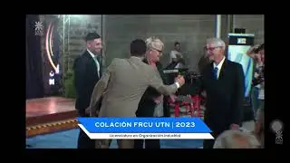 Entrega t&iacute;tulo Licenciado en Organizaci&oacute;n Industrial Lucas Bacci