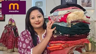 I TRIED MESSHO BEST SELLING KURTA SET HAUL🥰MEESHO ANARKALI KURTA SET,SHARARA SET🥰RIMAJAIN