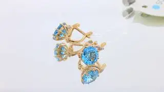 Золотые серьги арт. 724068
