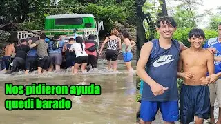 Racumin encontró su hijo perdido, bien callado se lo tenia😱Por poco se lo lleva el rio- 4