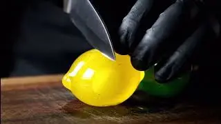 Here are some hashtag suggestions for your glass apple art  🍋