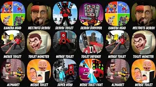 Kamera Head Sink Battle, Nextbot in Backrooms Skibidi, Skibidi Toilet, Skibidi Survivor io...