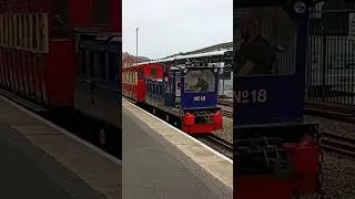 AILSA shunts at Douglas #short #dieseltrain #diesel #train #narrowgauge #railway #isleofman #shorts