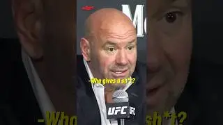 Dana White SHUTS DOWN Race-Baiting Reporter