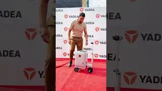 Yadea AirWheel Smart Rideable Electric Luggage &ndash; Waterproof, Lightweight & Secure