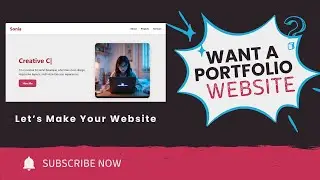 Build Your Own Portfolio: Responsive Design with HTML, CSS, & JS | Preview