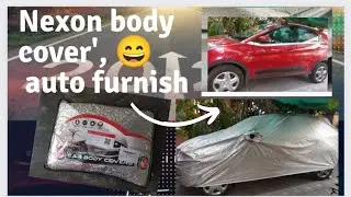 Tata Nexon car body cover unboxing & review| Auto furnish aero car cover 100% waterproof & dustproof