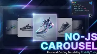 No-JS Carousel 👟 Shoe Store UI Slider with Pure CSS | CodeByTushu