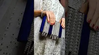 Shadi Clutch DIY, ❤😍Embellished Clutch, Pearls, Rhinestone, bridal Clutch #handmade #ytshorts shadi